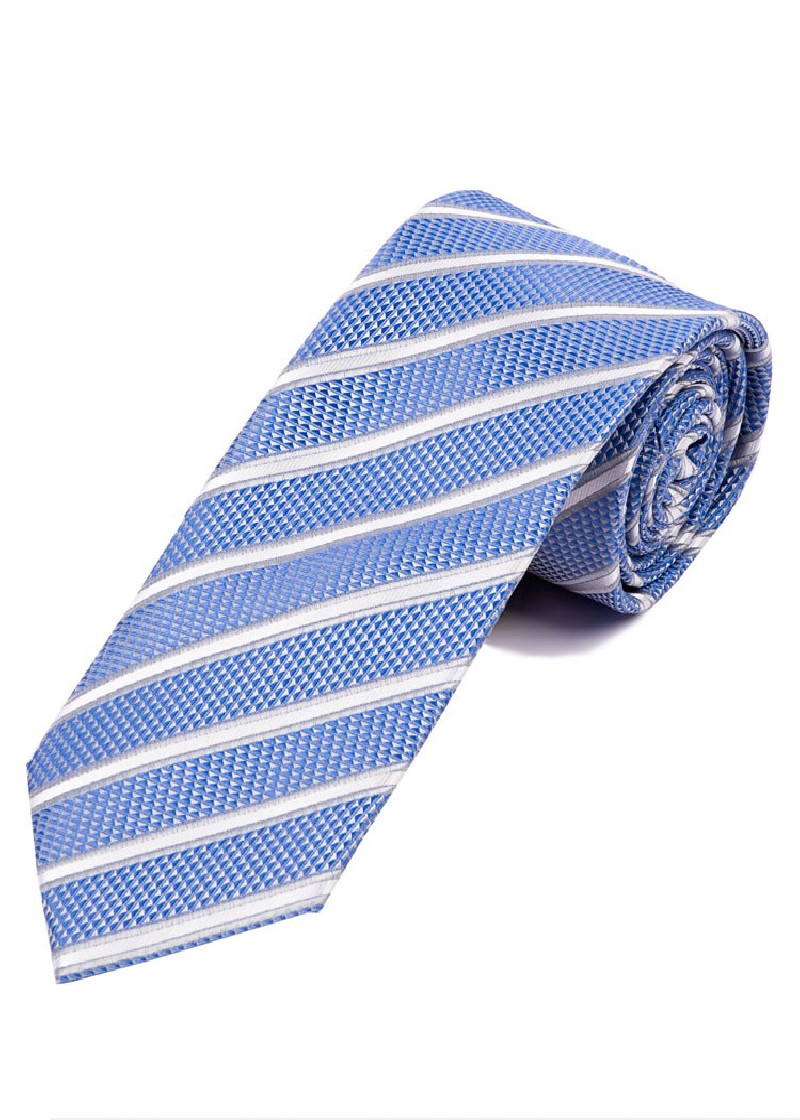 Cravatta extra lunga Struttura Design Linee Blu