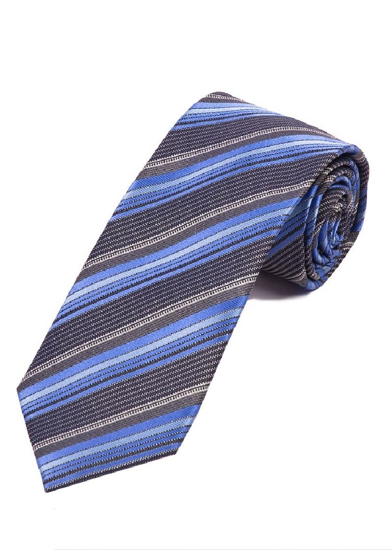 Cravatta extra lunga con motivo a righe moderne