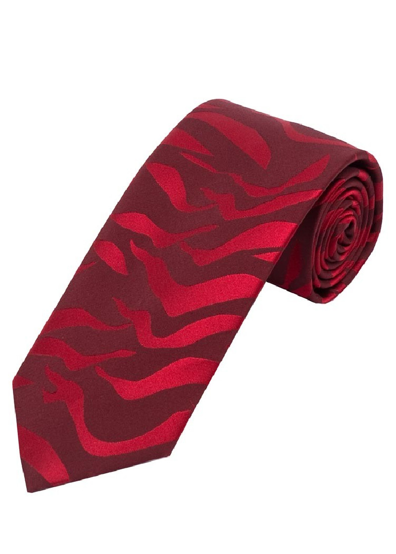 XXL cravatta modello onda rosso