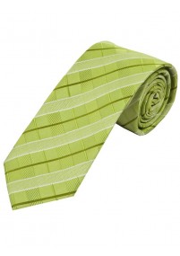 Cravatta lunga linea dignitosa check verde...
