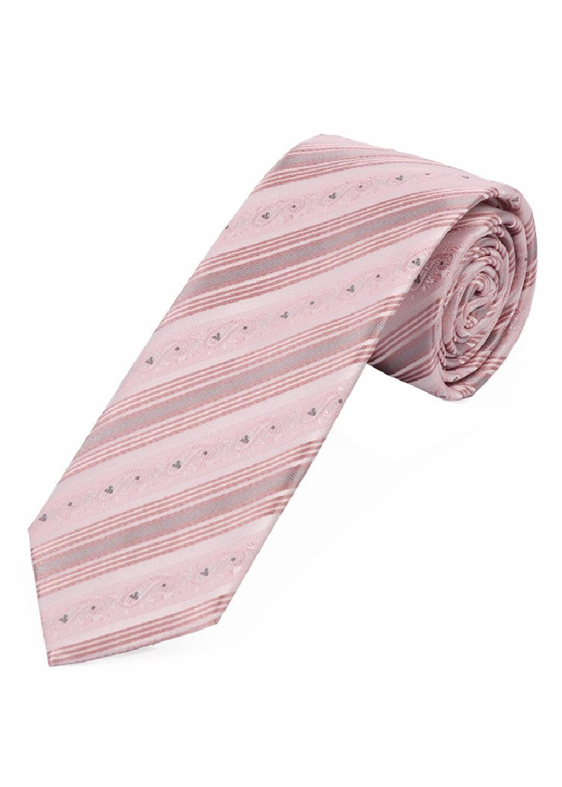Cravatta business XXL con decorazioni floreali