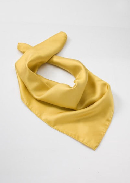 Foulard aus dem gleichen Stoff und Farbe