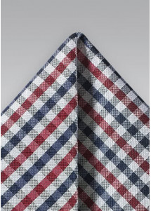 Sciarpa decorativa a quadri Vichy