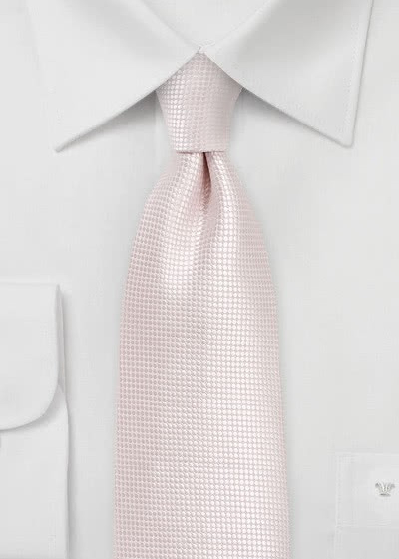 Cravatta rosa pastello microfibra