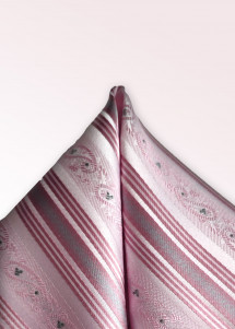 Ziertuch Streifen vegetativ rosa
