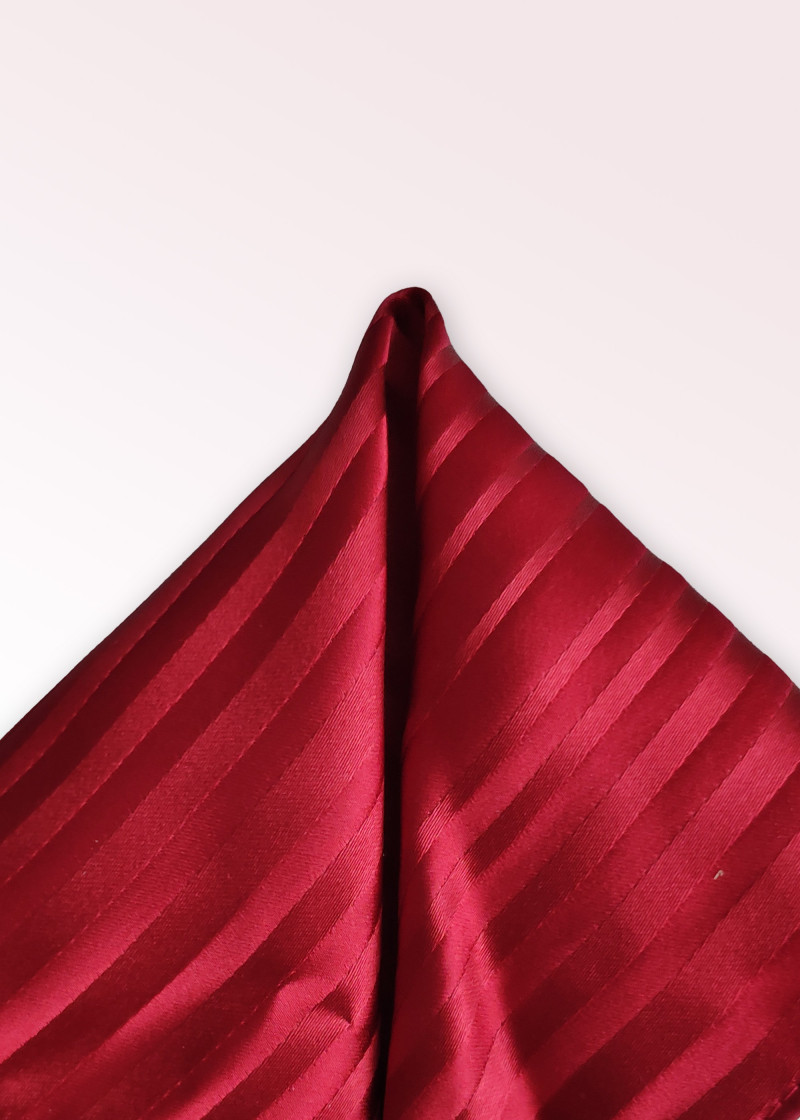 Struttura decorativa in tessuto a righe rosse