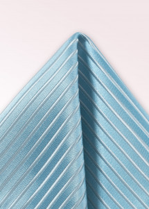 Sciarpa decorativa a righe azzurro bianco