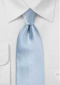 Cravatta a clip in blu ghiaccio