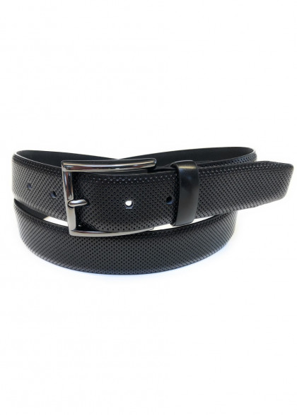 Schwarzer PU-Ledergürtel für Damen und Herren