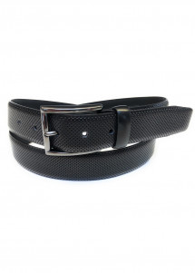 Schwarzer PU-Ledergürtel für Damen und Herren