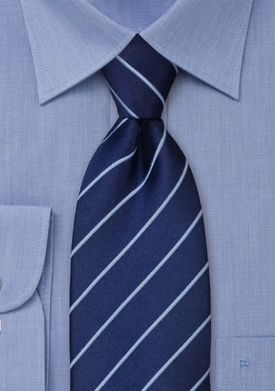 Cravatta Cordoba microfibra blu celesti