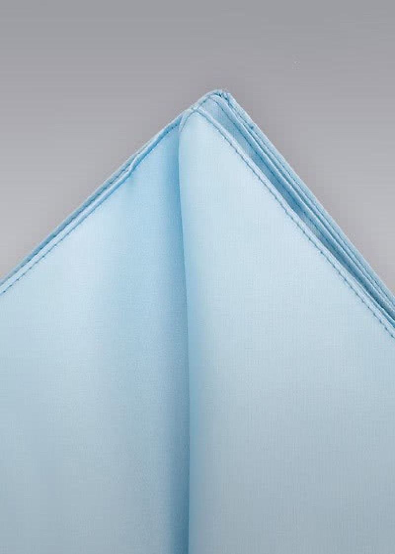 Fazzoletto taschino celeste