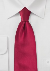 Clip tie in rosso