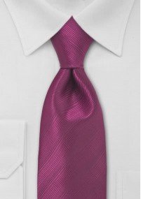 Cravatta magenta righe