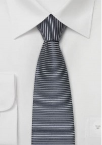 Cravatta antracite argento jacquard