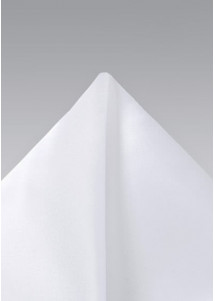 Fazzoletto da taschino bianco seta