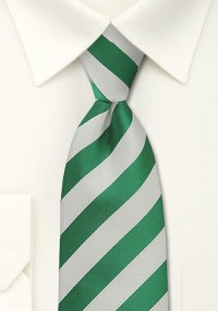 Cravatta righe verdi