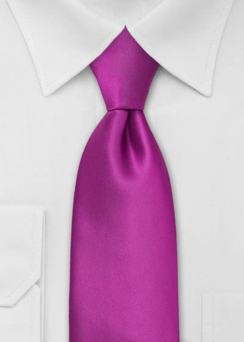 Cravatta fucsia
