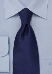 Cravatta blu zaffiro righe
