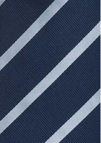 Krawatte schmale Streifen in blau