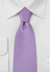 Cravatta seta lillà