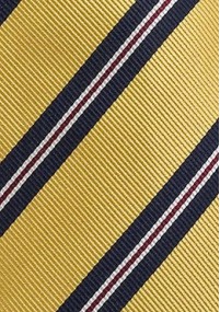 Klassische Regiments-Krawatte in Curry