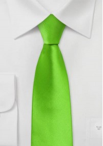 Cravatta sottile verde lime