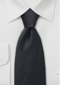 Cravatta nera coste