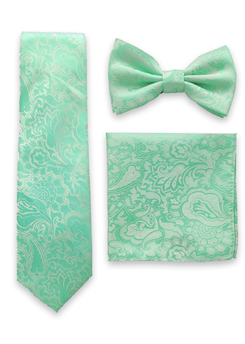 Set papillon, cravatta e fazzoletto da taschino
