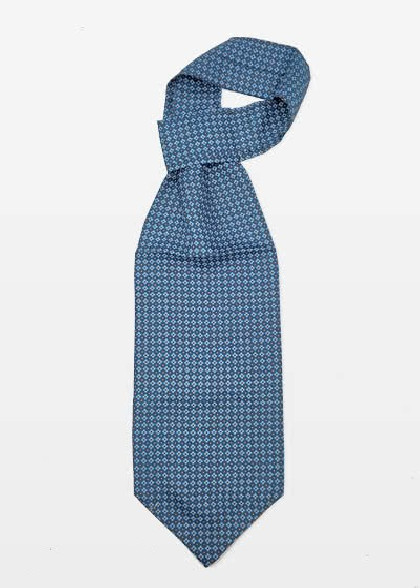Ascot aus dem gleichen Stoff und Farbe