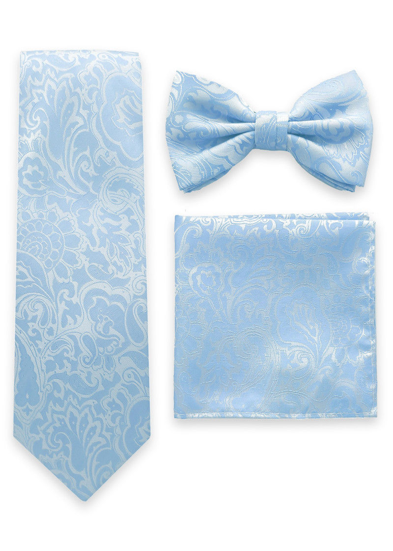 Set papillon, cravatta da lavoro e fazzoletto da
