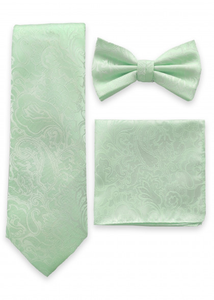 Set Cravatta-Papillon aus dem gleichen Stoff und Farbe