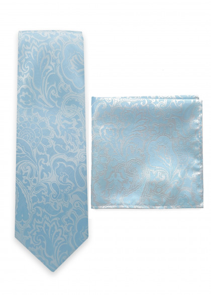 Set di cravatte aus dem gleichen Stoff und Farbe