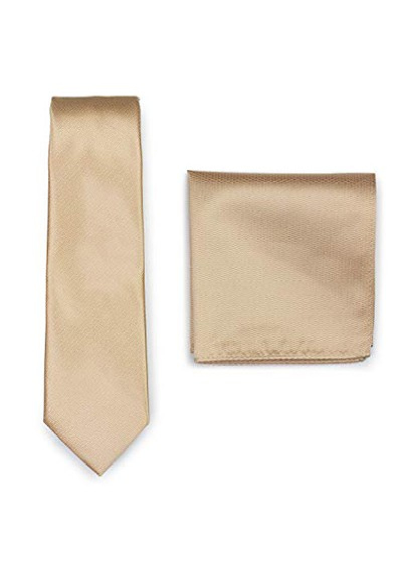 Set cravatta panno decorativo struttura champagne
