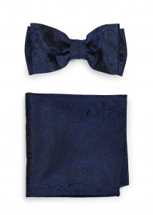 Papillon da uomo con fazzoletto da...