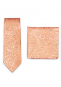 Set cravatta e sciarpa decorativa motivo...