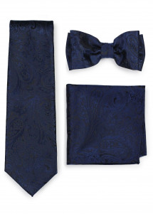 Set: cravatta, papillon, fazzoletto da...