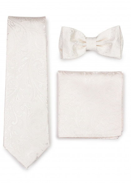 Set Cravatta-Papillon aus dem gleichen Stoff und Farbe