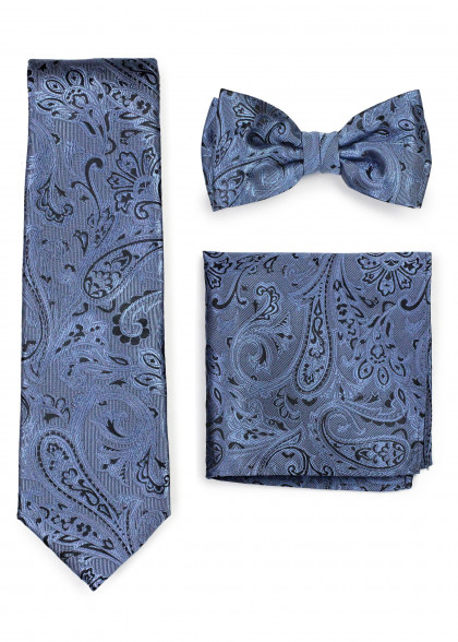 Set Cravatta-Papillon aus dem gleichen Stoff und Farbe