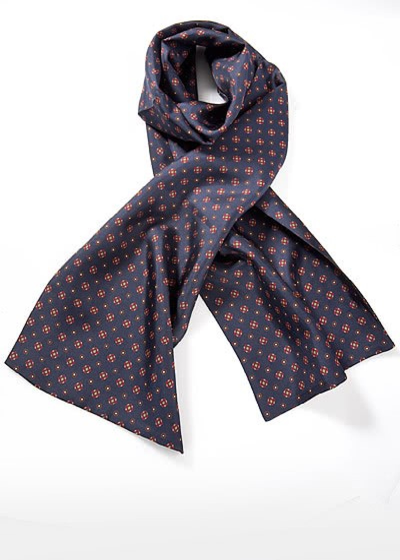 Sciarpa blu emblemi