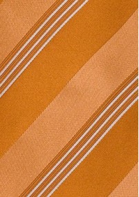 Clip-Krawatte orangebraun