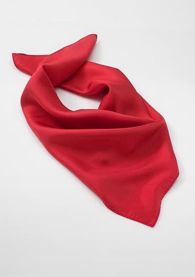 Elegante foulard rosso