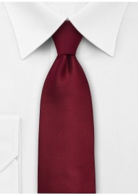 Cravatta clip rosso scuro