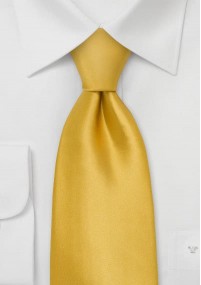 Cravatta di seta per bambini giallo sole