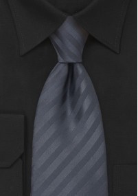 Cravatta grigia righe