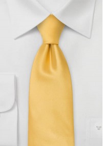 Cravatta bambino microfibra gialla