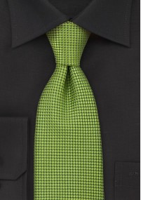 Cravatta verde metallizzata