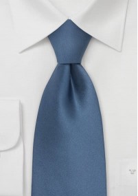 Clip-Krawatte in mittelblau