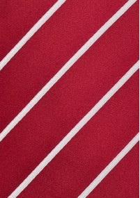 Krawatte gestreift weiß rot