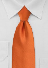 Cravatta XXL arancione